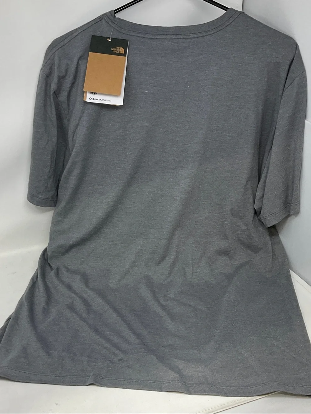 The North Face Men's Half Dome Short-Sleeve Tee with Neon Yellow Logo
